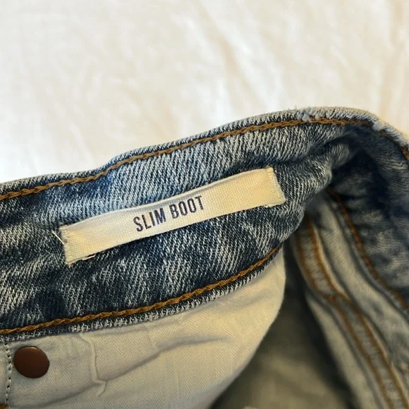 Mens 30x32 Wrangler Slim Bootcut Denim - Picture 9 of 10